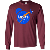 T-Shirts Maroon / YS Nasa Dameron Loyal Youth Long Sleeve T-Shirt
