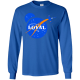 T-Shirts Royal / YS Nasa Dameron Loyal Youth Long Sleeve T-Shirt