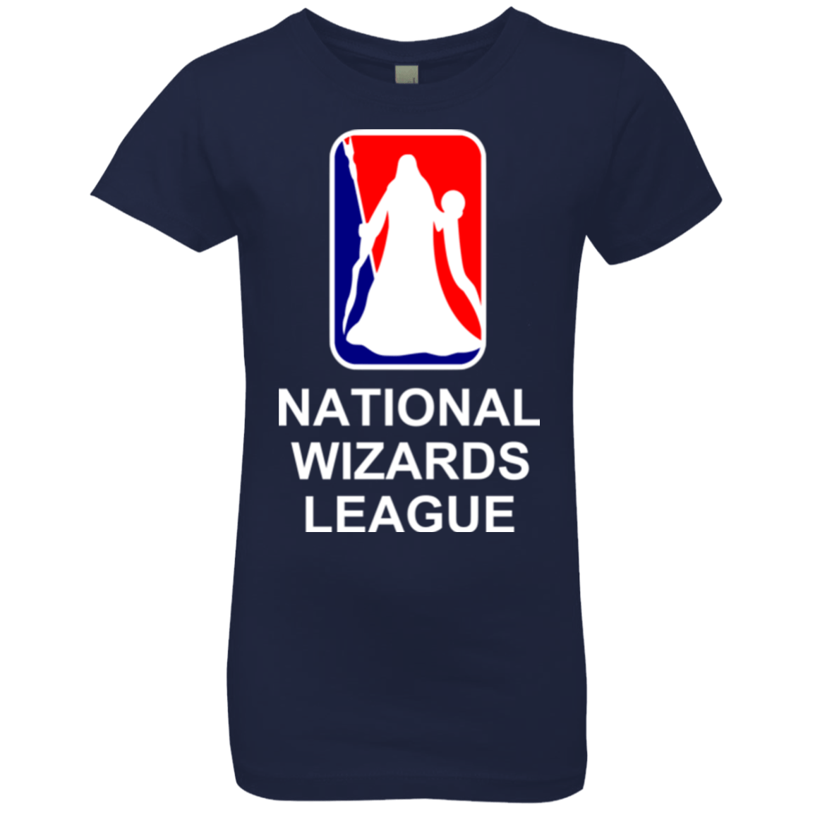 T-Shirts Midnight Navy / YXS National Wizards League Girls Premium T-Shirt