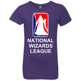 T-Shirts Purple Rush / YXS National Wizards League Girls Premium T-Shirt