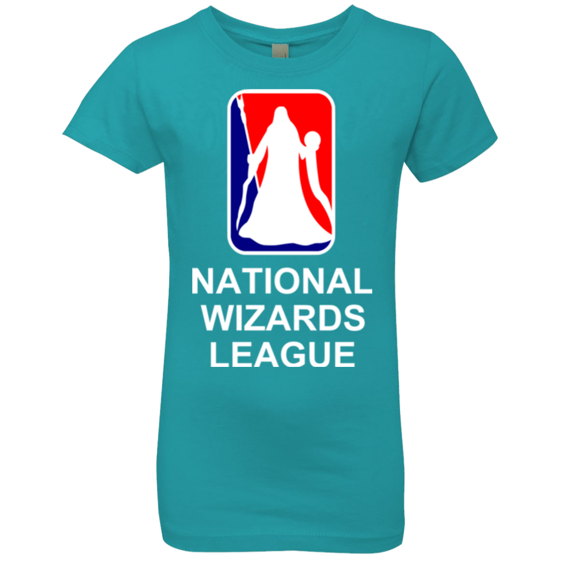 T-Shirts Tahiti Blue / YXS National Wizards League Girls Premium T-Shirt