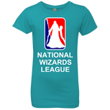 T-Shirts Tahiti Blue / YXS National Wizards League Girls Premium T-Shirt