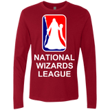 T-Shirts Cardinal / Small National Wizards League Men's Premium Long Sleeve