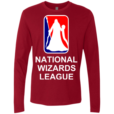 T-Shirts Cardinal / Small National Wizards League Men's Premium Long Sleeve