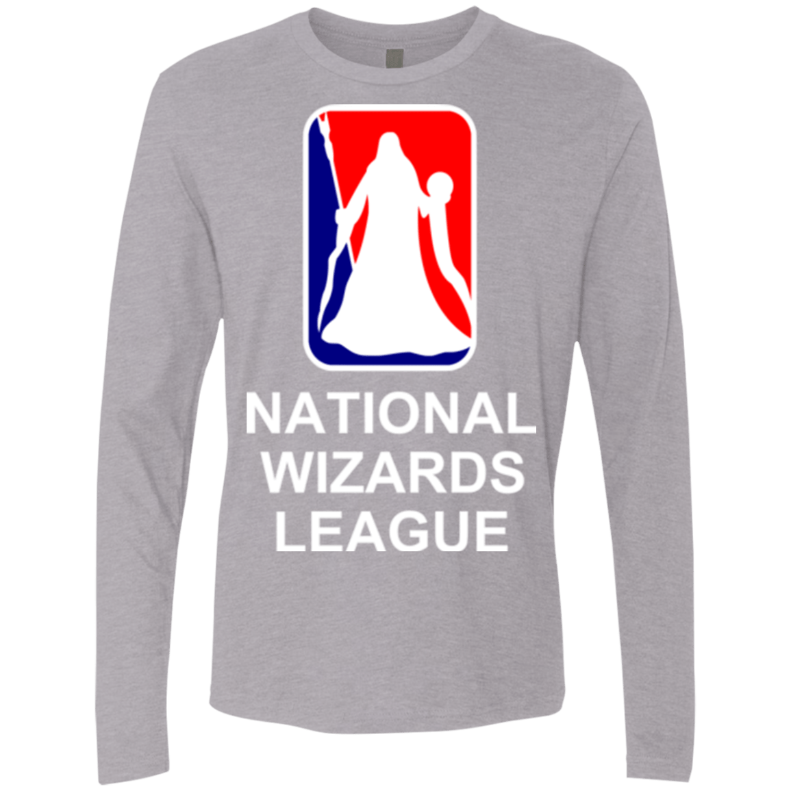 T-Shirts Heather Grey / Small National Wizards League Men's Premium Long Sleeve