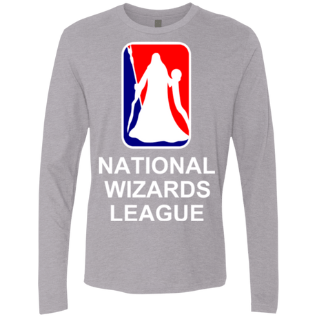 T-Shirts Heather Grey / Small National Wizards League Men's Premium Long Sleeve