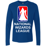 T-Shirts Royal / Small National Wizards League Men's Premium Long Sleeve