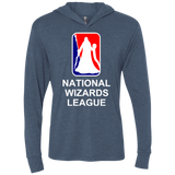 T-Shirts Indigo / X-Small National Wizards League Triblend Long Sleeve Hoodie Tee