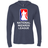 T-Shirts Vintage Navy / X-Small National Wizards League Triblend Long Sleeve Hoodie Tee