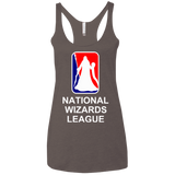 T-Shirts Macchiato / X-Small National Wizards League Women's Triblend Racerback Tank