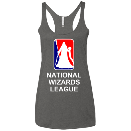 T-Shirts Premium Heather / X-Small National Wizards League Women's Triblend Racerback Tank