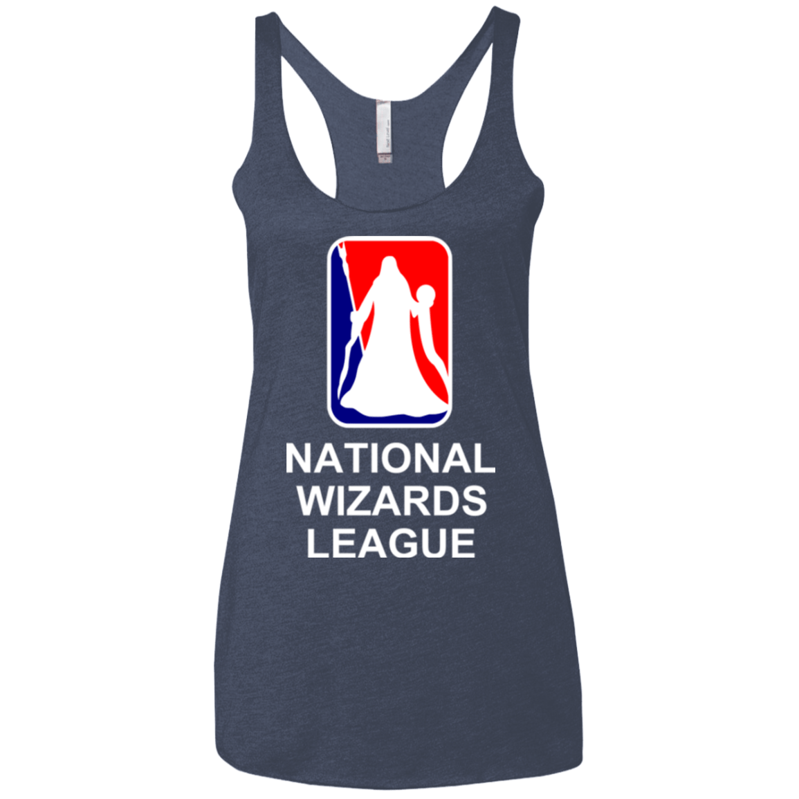 T-Shirts Vintage Navy / X-Small National Wizards League Women's Triblend Racerback Tank