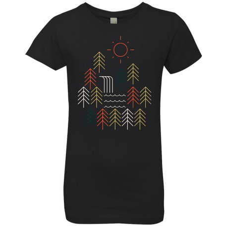 T-Shirts Black / YXS Nature Timestee Girls Premium T-Shirt