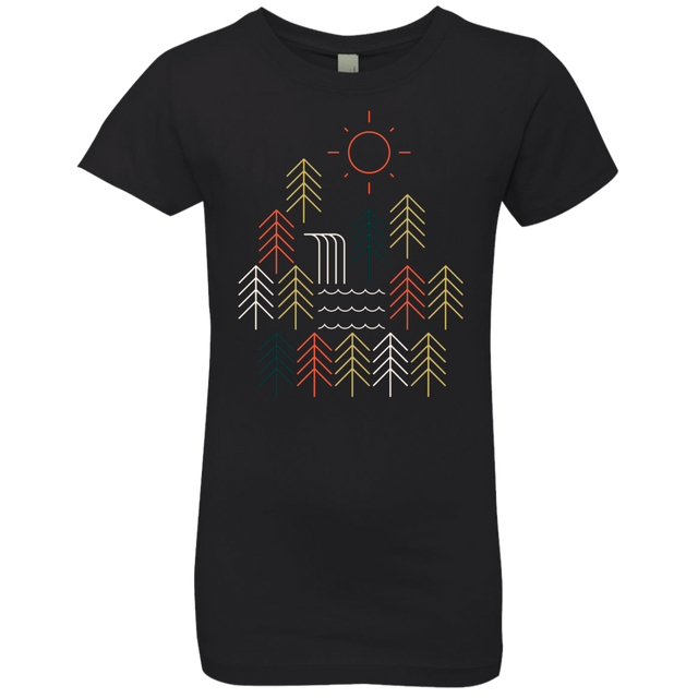 T-Shirts Black / YXS Nature Timestee Girls Premium T-Shirt