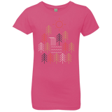 T-Shirts Hot Pink / YXS Nature Timestee Girls Premium T-Shirt