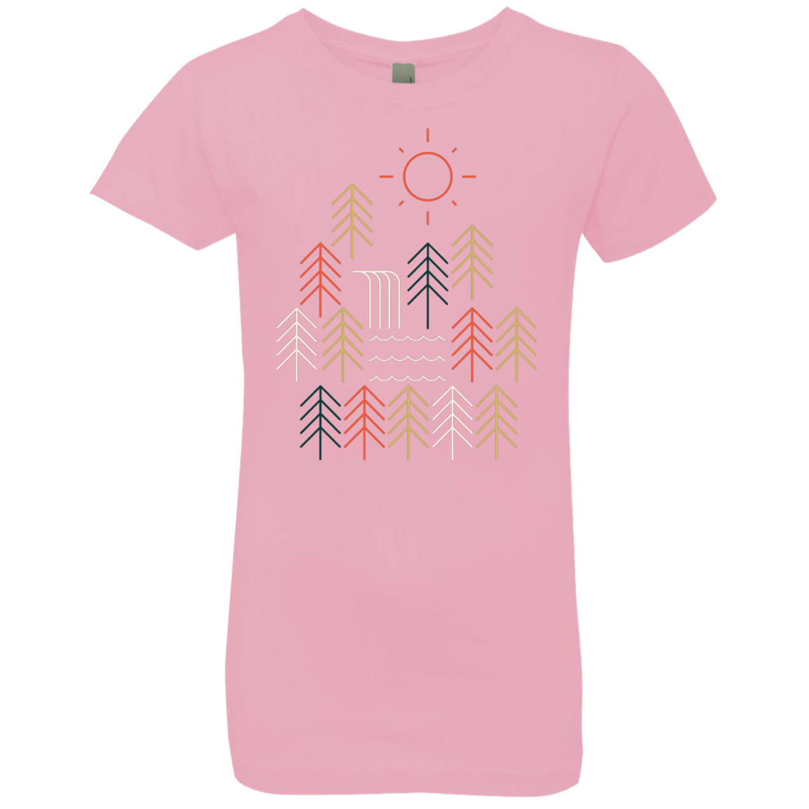 T-Shirts Light Pink / YXS Nature Timestee Girls Premium T-Shirt