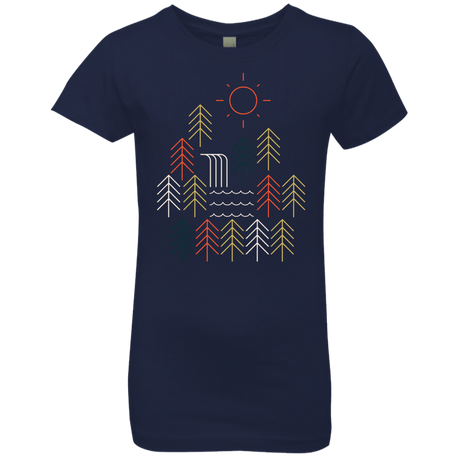 T-Shirts Midnight Navy / YXS Nature Timestee Girls Premium T-Shirt