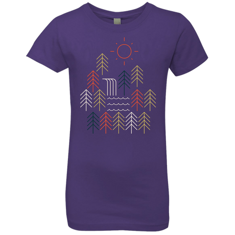 T-Shirts Purple Rush / YXS Nature Timestee Girls Premium T-Shirt