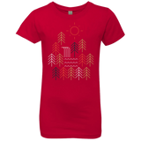 T-Shirts Red / YXS Nature Timestee Girls Premium T-Shirt