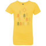 T-Shirts Vibrant Yellow / YXS Nature Timestee Girls Premium T-Shirt