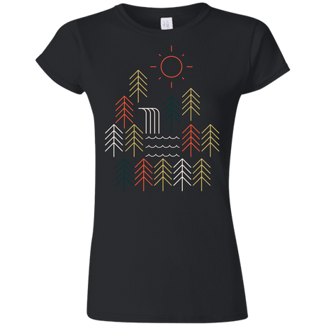 T-Shirts Black / S Nature Timestee Junior Slimmer-Fit T-Shirt