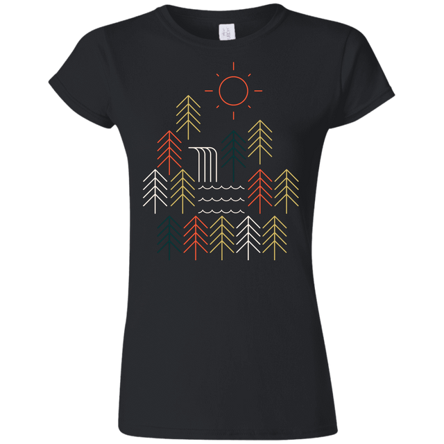 T-Shirts Black / S Nature Timestee Junior Slimmer-Fit T-Shirt