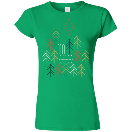 T-Shirts Irish Green / S Nature Timestee Junior Slimmer-Fit T-Shirt