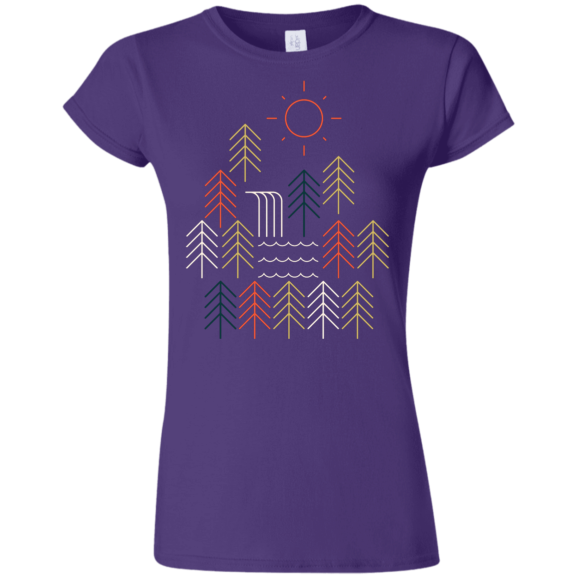 T-Shirts Purple / S Nature Timestee Junior Slimmer-Fit T-Shirt