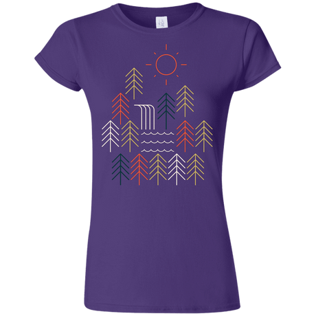 T-Shirts Purple / S Nature Timestee Junior Slimmer-Fit T-Shirt