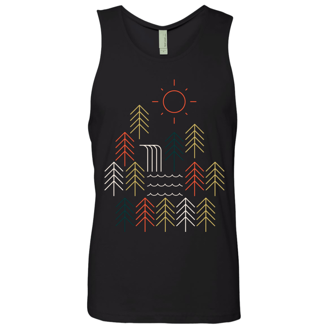 T-Shirts Black / S Nature Timestee Men's Premium Tank Top