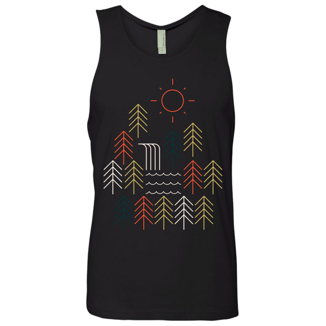 T-Shirts Black / S Nature Timestee Men's Premium Tank Top