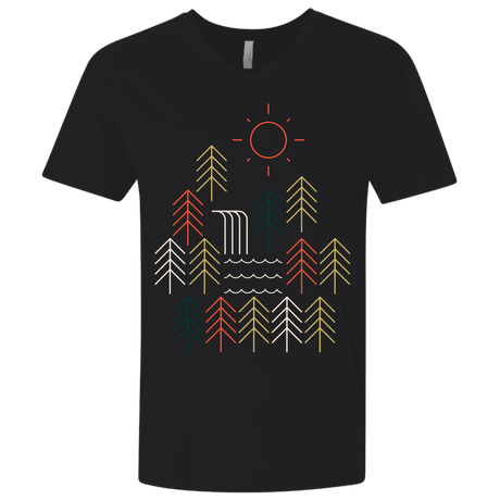 T-Shirts Black / X-Small Nature Timestee Men's Premium V-Neck