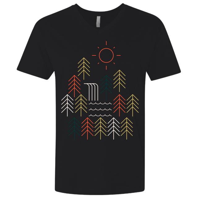 T-Shirts Black / X-Small Nature Timestee Men's Premium V-Neck