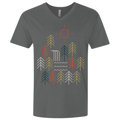 T-Shirts Heavy Metal / X-Small Nature Timestee Men's Premium V-Neck