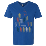 T-Shirts Royal / X-Small Nature Timestee Men's Premium V-Neck