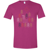 T-Shirts Antique Heliconia / S Nature Timestee Men's Semi-Fitted Softstyle