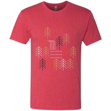 T-Shirts Vintage Red / S Nature Timestee Men's Triblend T-Shirt