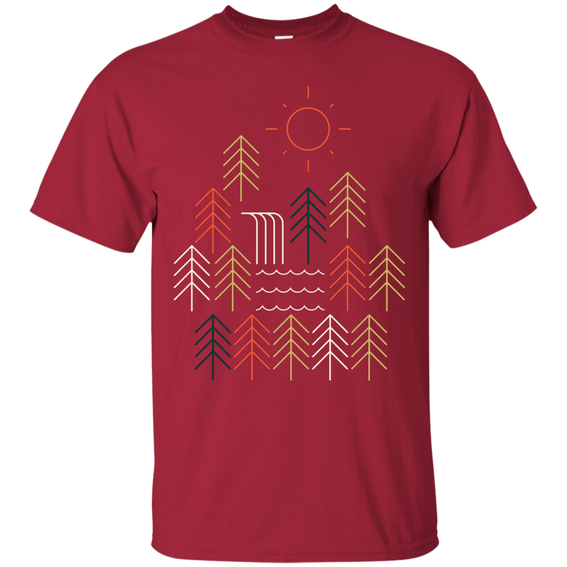 T-Shirts Cardinal / S Nature Timestee T-Shirt