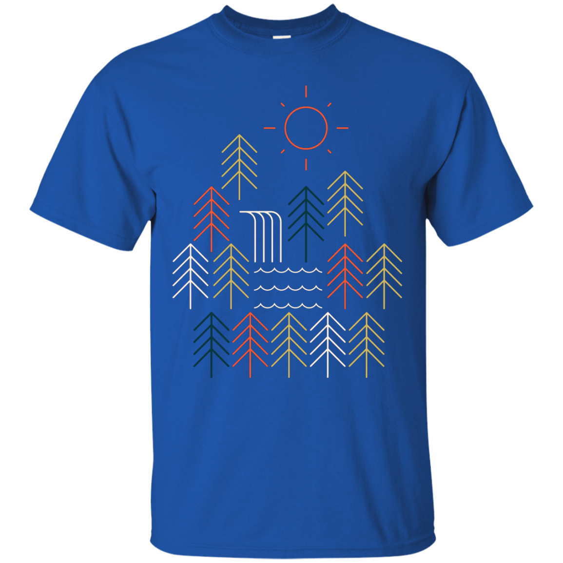 T-Shirts Royal / S Nature Timestee T-Shirt