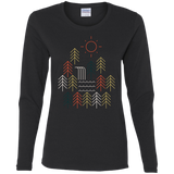 T-Shirts Black / S Nature Timestee Women's Long Sleeve T-Shirt