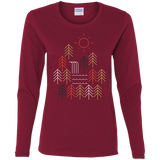 T-Shirts Cardinal / S Nature Timestee Women's Long Sleeve T-Shirt