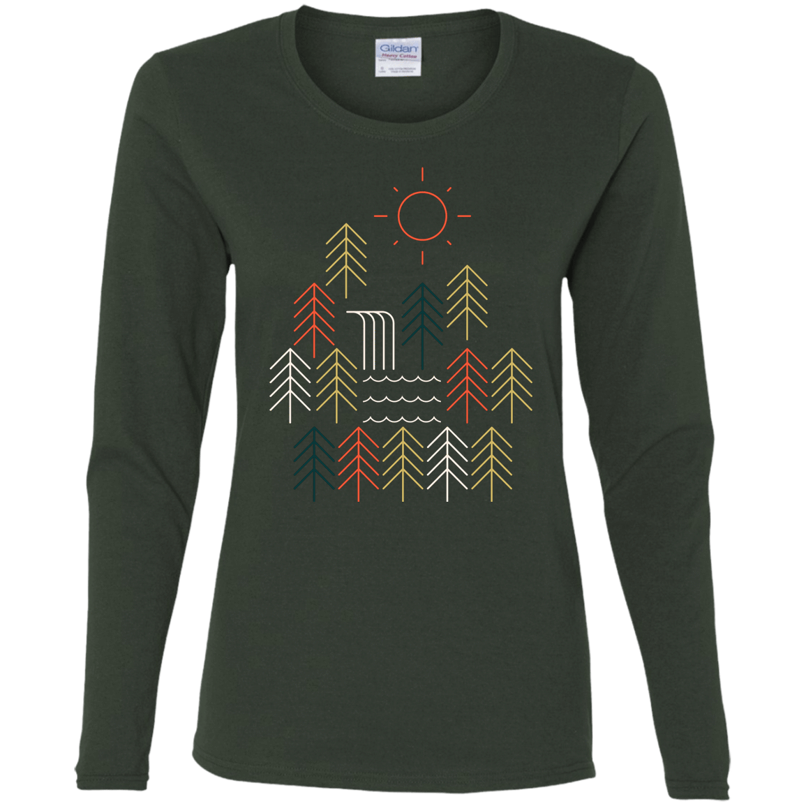 T-Shirts Forest / S Nature Timestee Women's Long Sleeve T-Shirt