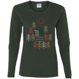T-Shirts Forest / S Nature Timestee Women's Long Sleeve T-Shirt