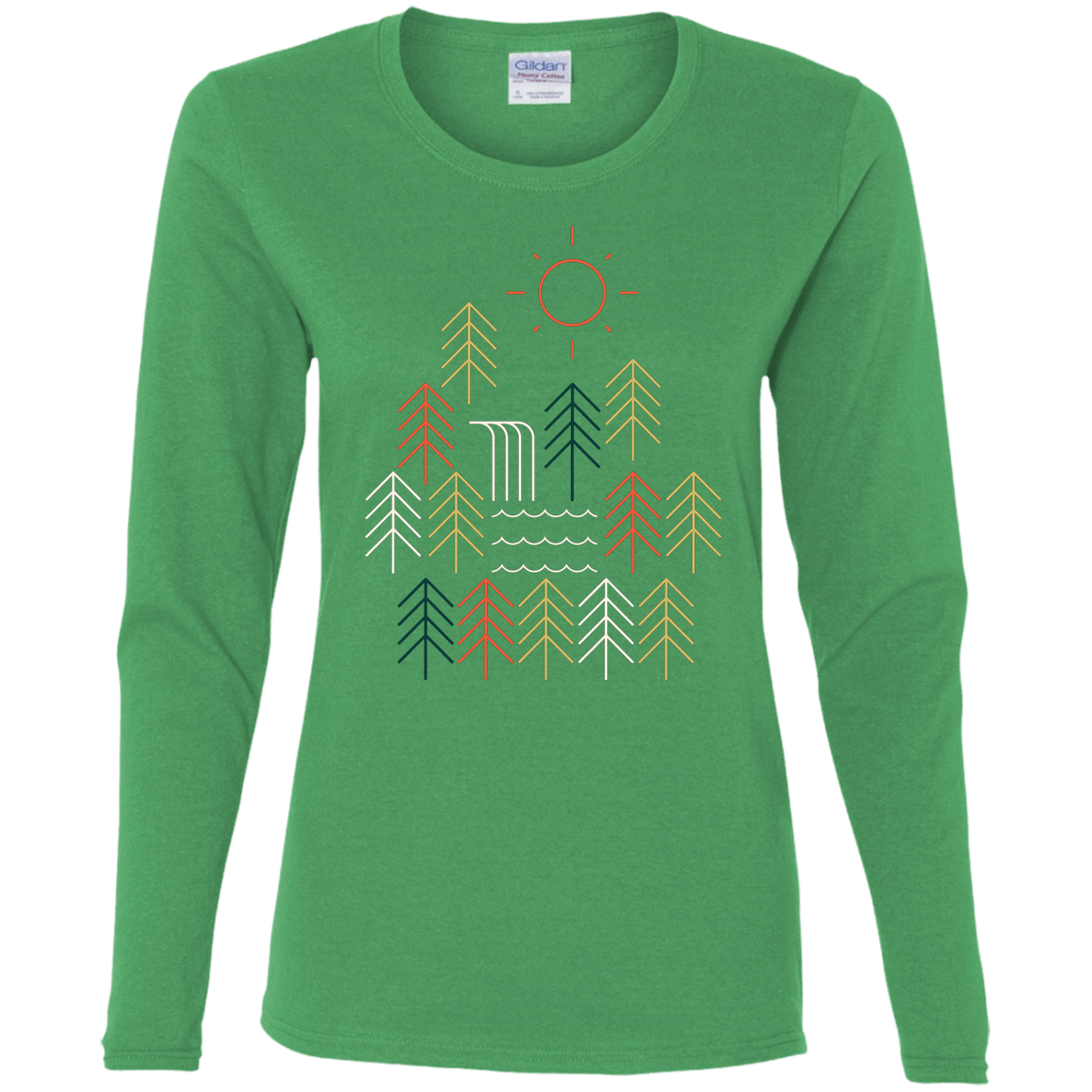 T-Shirts Irish Green / S Nature Timestee Women's Long Sleeve T-Shirt