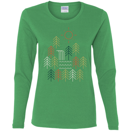 T-Shirts Irish Green / S Nature Timestee Women's Long Sleeve T-Shirt
