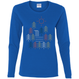T-Shirts Royal / S Nature Timestee Women's Long Sleeve T-Shirt