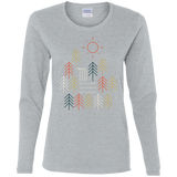 T-Shirts Sport Grey / S Nature Timestee Women's Long Sleeve T-Shirt