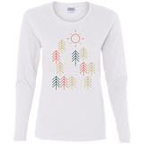 T-Shirts White / S Nature Timestee Women's Long Sleeve T-Shirt