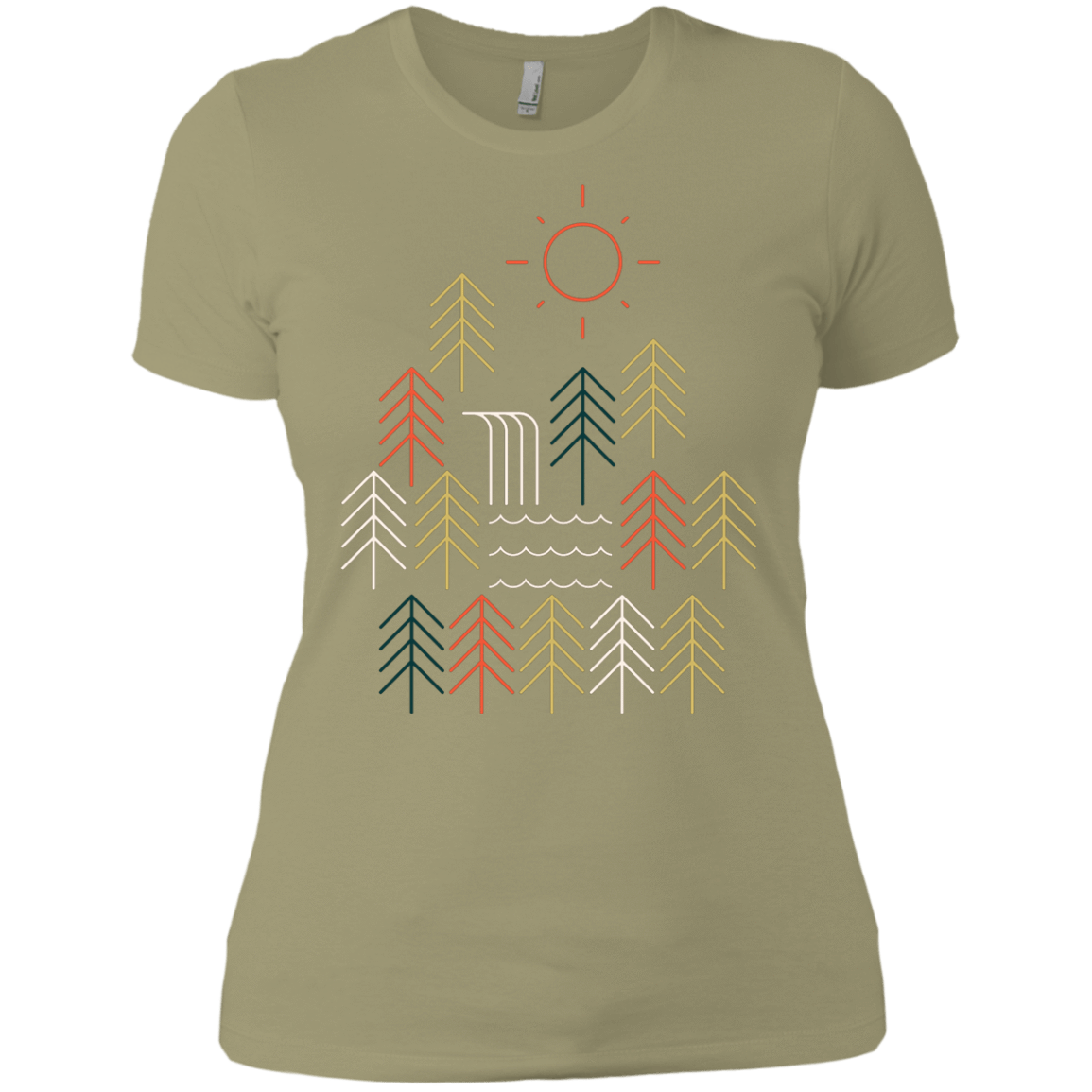 T-Shirts Light Olive / X-Small Nature Timestee Women's Premium T-Shirt
