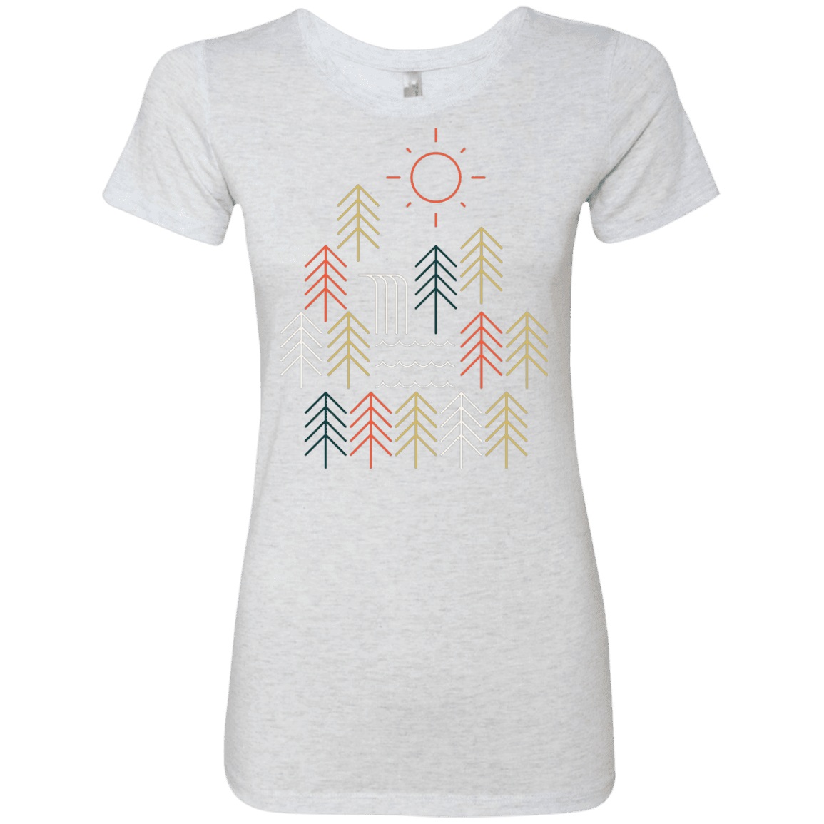 T-Shirts Heather White / S Nature Timestee Women's Triblend T-Shirt